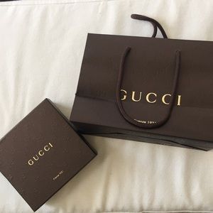 Gucci box and paper bag